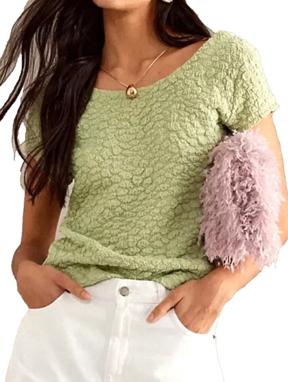 Maeve Anthropologie Socialite Popcorn Tee